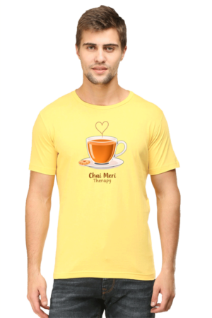 Chai Meri Therapy Printed T-Shirt for Men